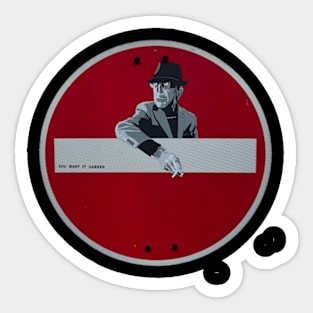 Leonard Cohen Sticker